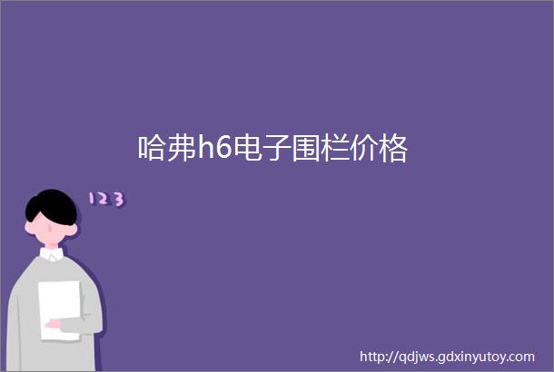 哈弗h6电子围栏价格